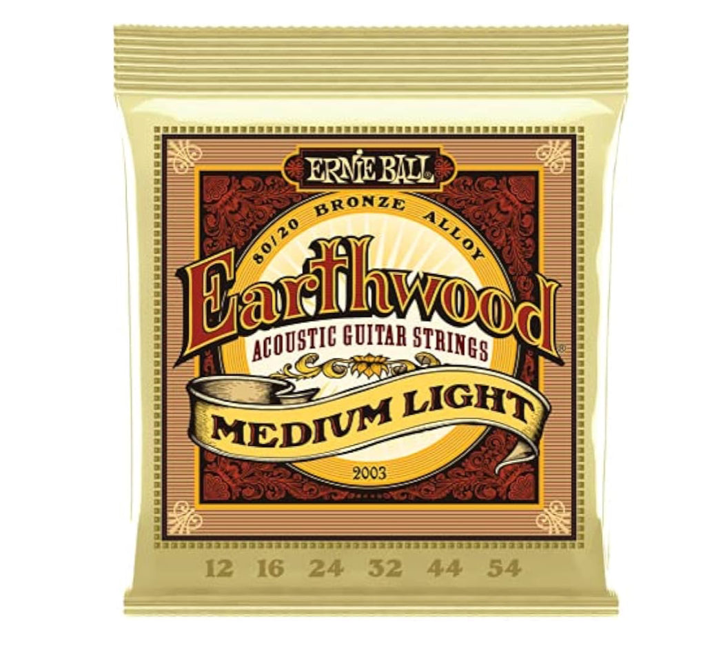 Earthwood Medium Light Guitar Strings 12-54