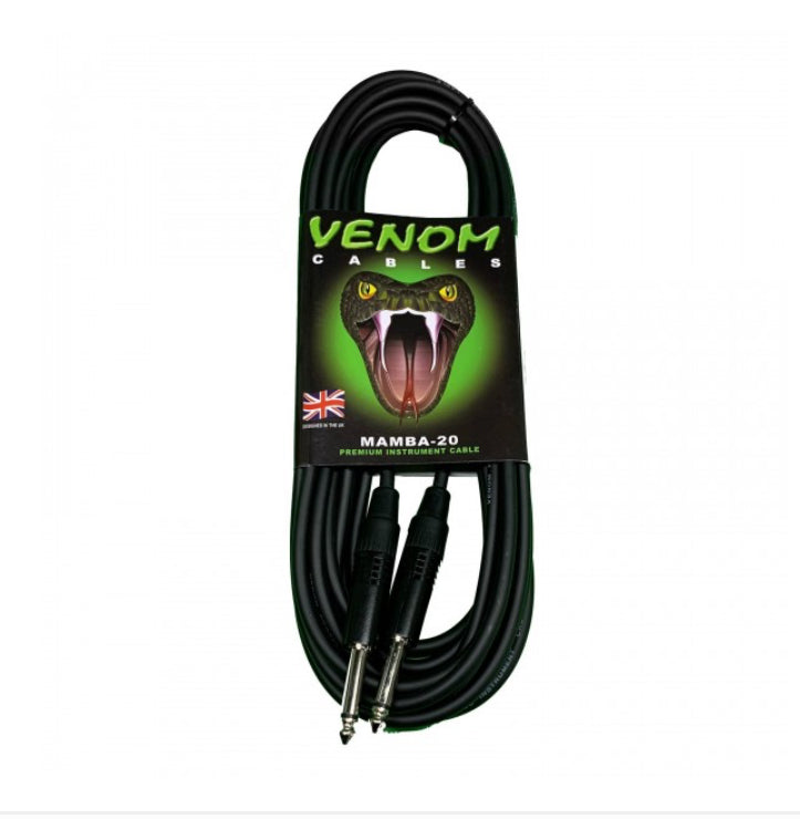Venom MAMBA-20 Guitar Lead 20ft